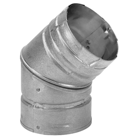 Dare2Decor 4PVL-E45R 4 in. 45 Degree Pellet Vent Elbow DA2671974